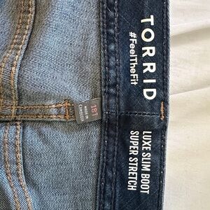 Torrid Dark Wash Skinny Jeans
